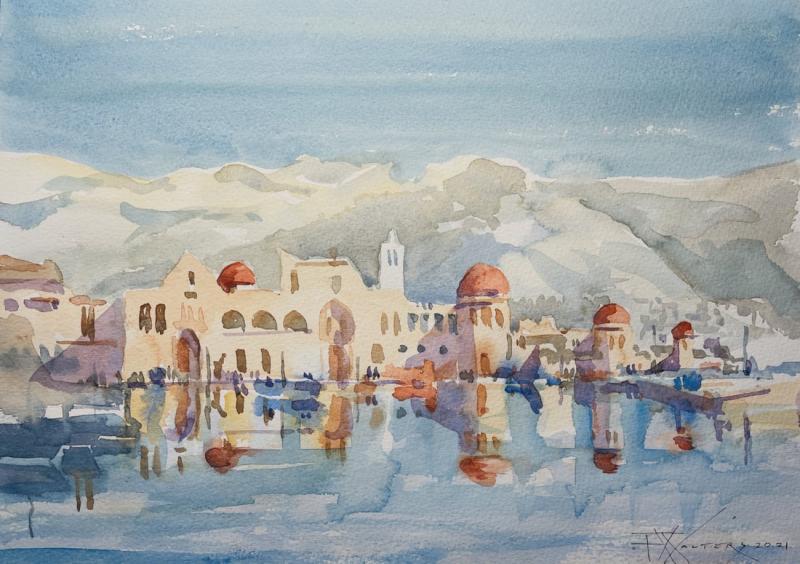  Embracing the Spirit of Kalymnos in Watercolour with Frank Walters