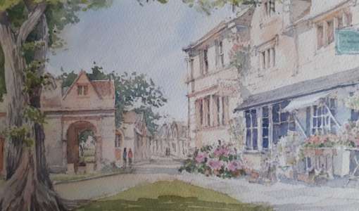 Paint Historic Wells & the Somerset Countryside