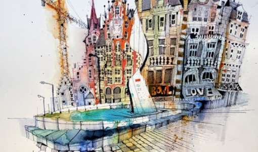 Urban Sketching in Vienna