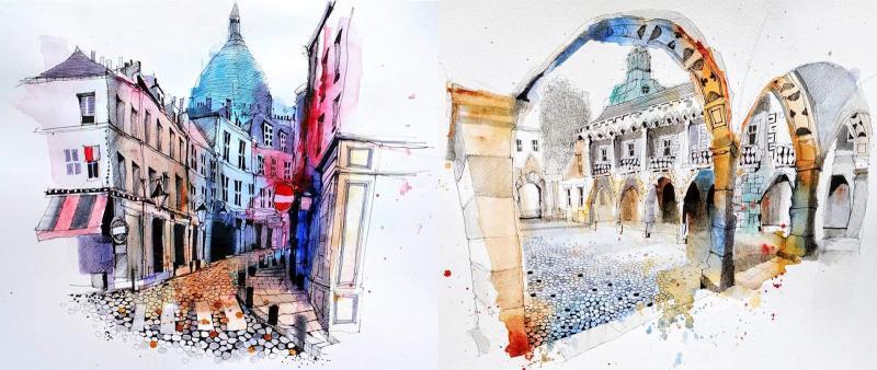 Urban Sketching in Bamberg