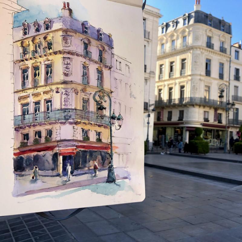 Springtime in Paris Travel Sketching Weekend