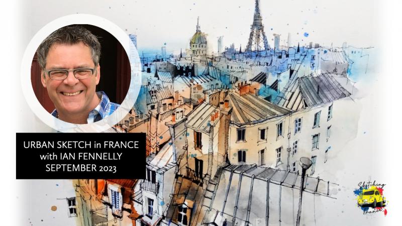 Urban Sketching in France