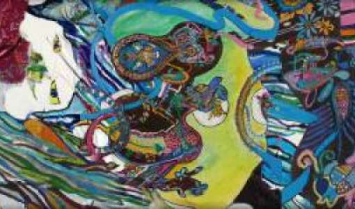 Workshop Stage Design Collage Painting 