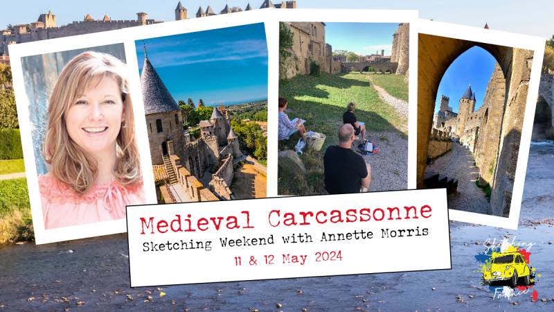 Medieval Carcassonne Sketch Weekend