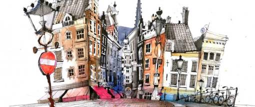 Urban Sketching in a fairytale-city: Bremen