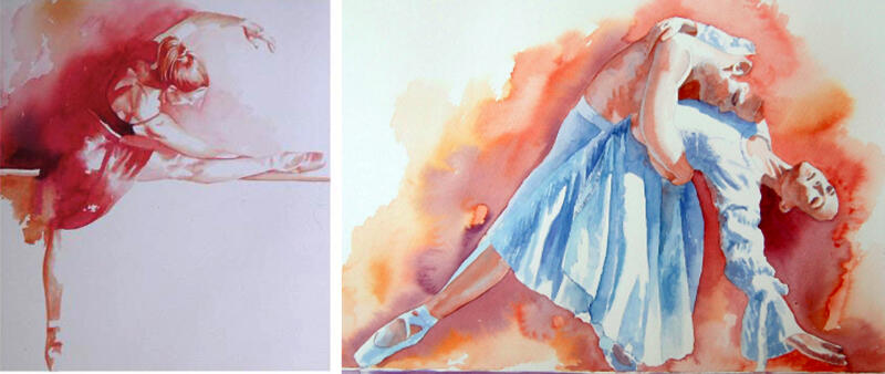 Dancers in Watercolours 