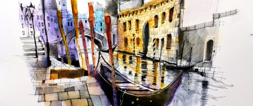 Urban Sketching in Venice