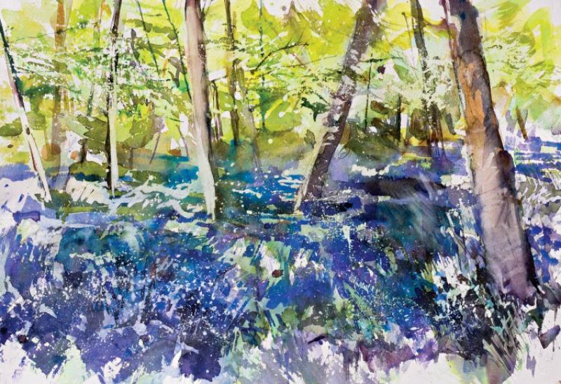 Mixed media painting holiday in South West France