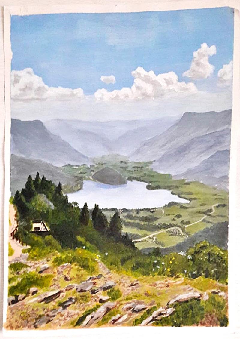 Painting Holiday in the Austrian Alpine Lake District
