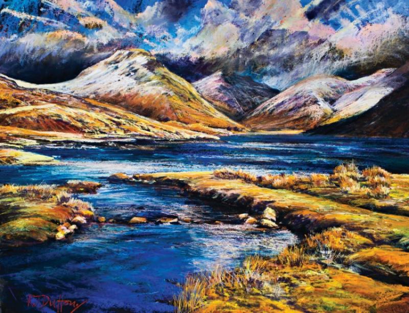 Expressive Landscape with Acrylic Mixed Media - Painting Course